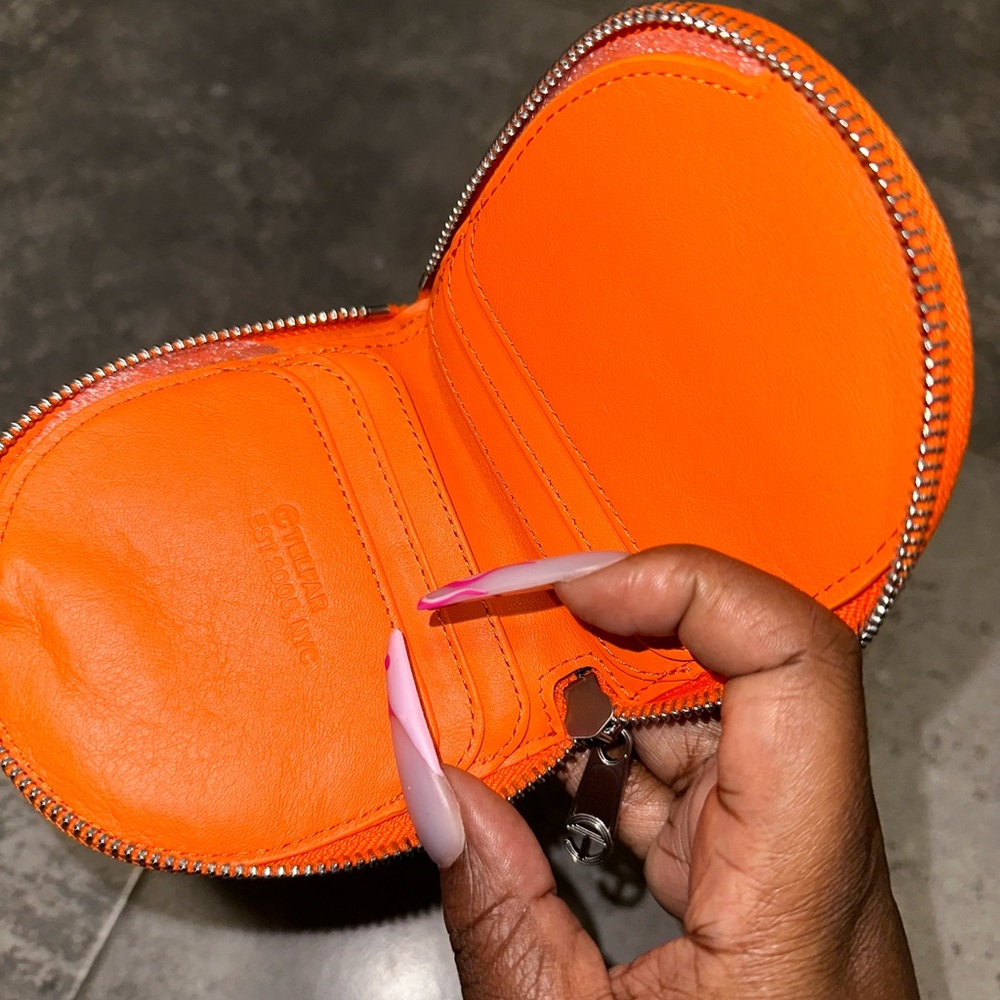 Telfar Wallet- Orange - Picture 3 of 6